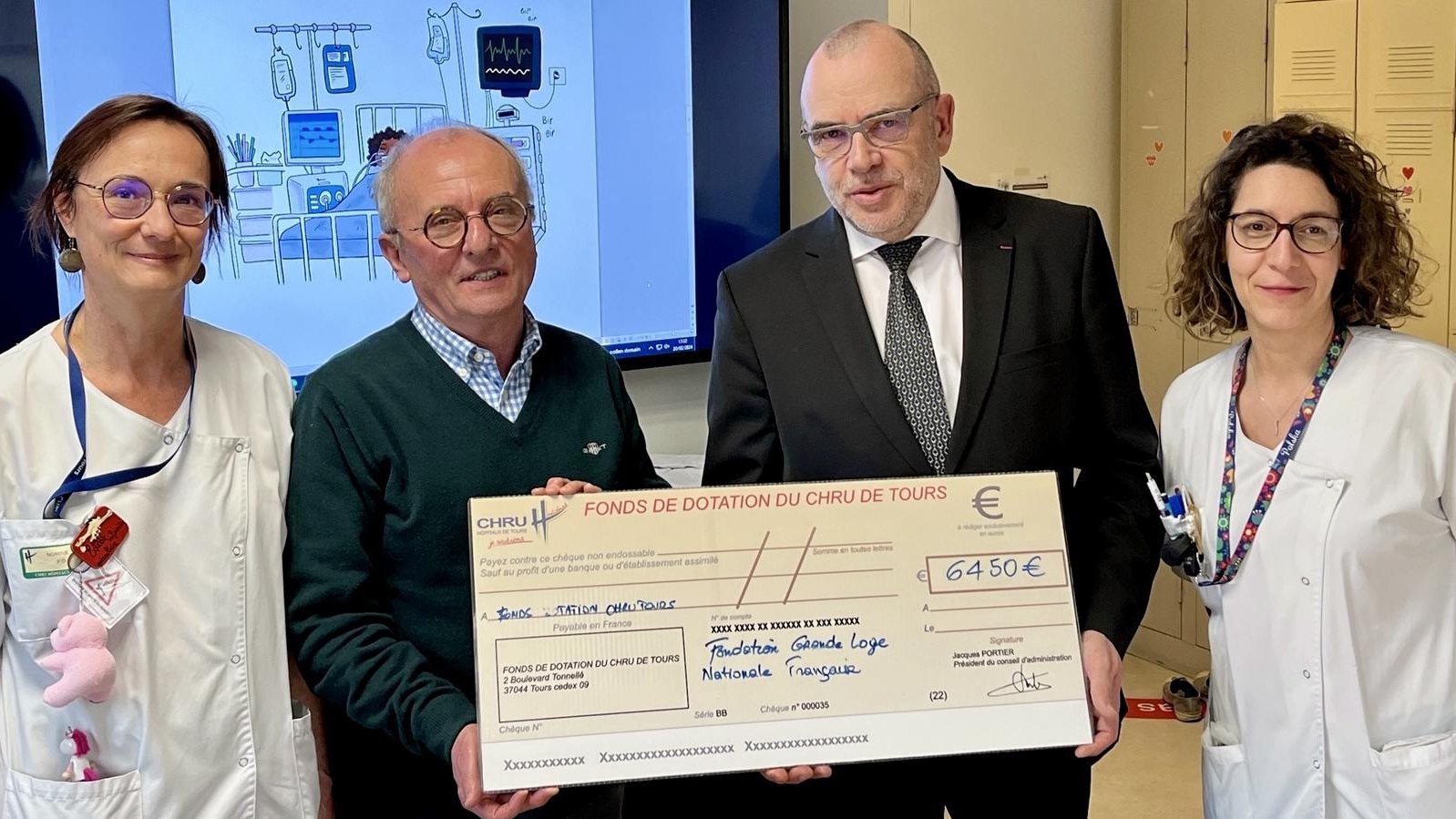 La Fondation GLNF soutient le projet innovant de Réanimation Pédiatrique au CHRU de Tours