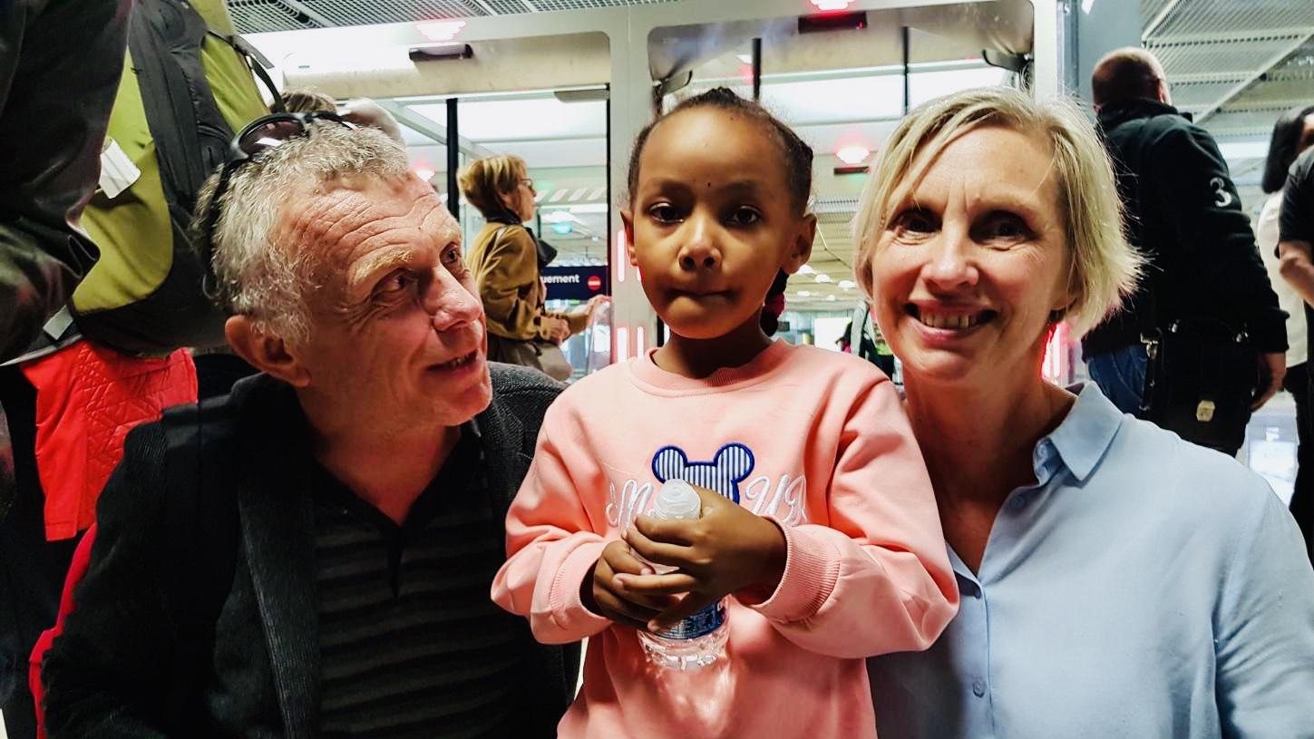 Nilaina, 8 ans, opérée du coeur à l’hôpital de la Timone à Marseille.